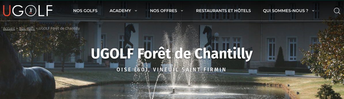UGOLF Forêt de Chantilly