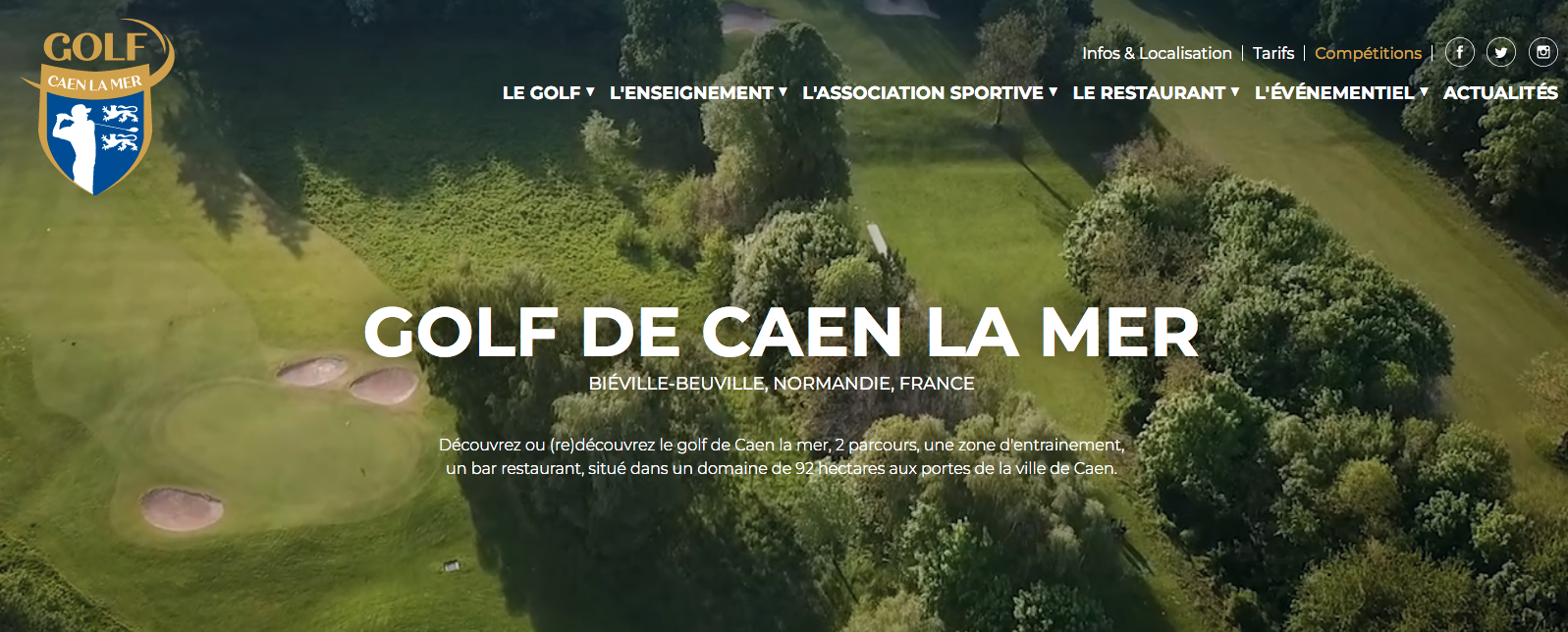 Golf de Caen la mer