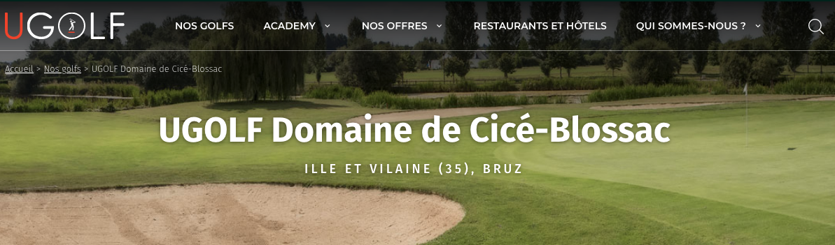UGOLF Domaine de Cicé-Blossac