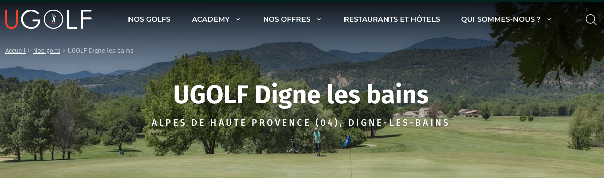 UGOLF Digne Les Bains