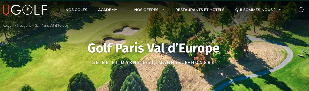 Golf Paris Val d’Europe