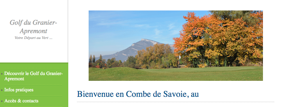 Golf du Granier/Apremont