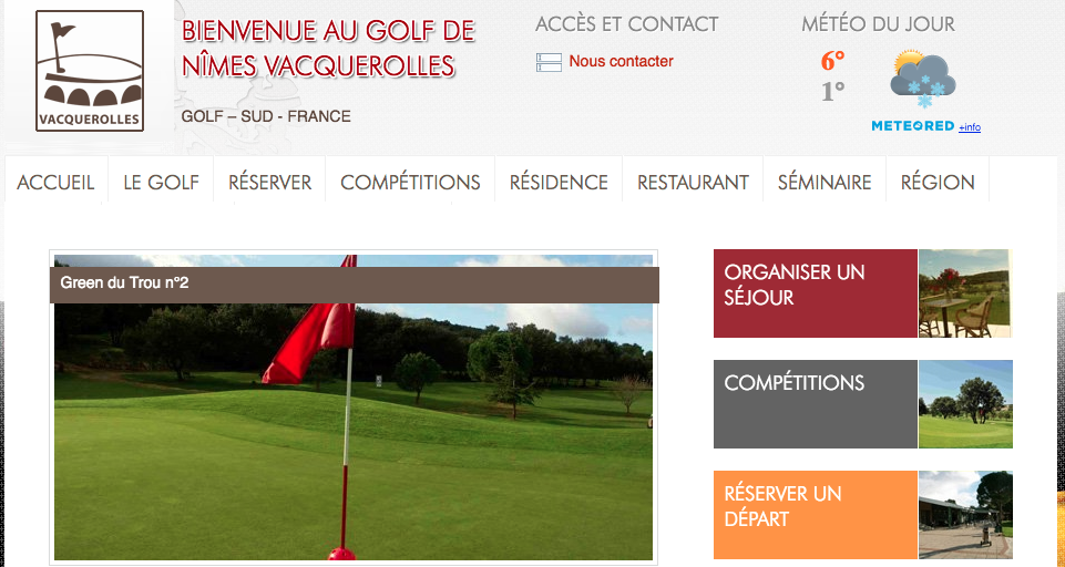 Golf Nimes Vacquerolles